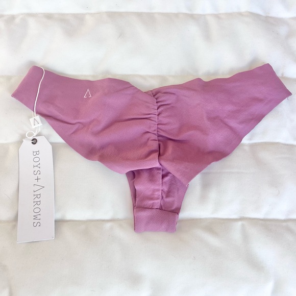 Boys + Arrows Deep Purple Bikini Bottom - Picture 3 of 3